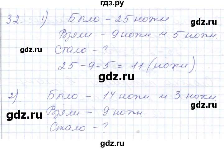 ГДЗ по математике 5 класс Алышева  Для обучающихся с интеллектуальными нарушениями сотня / нумерация и арифметические действия в пределах 100 (повторение) - 32, Решебник