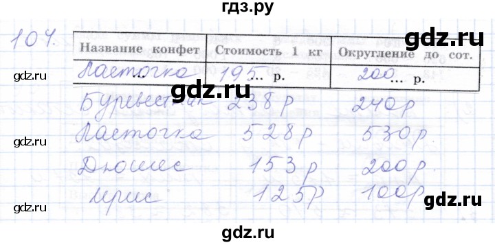 ГДЗ по математике 5 класс Алышева  Для обучающихся с интеллектуальными нарушениями тысяча - 104, Решебник