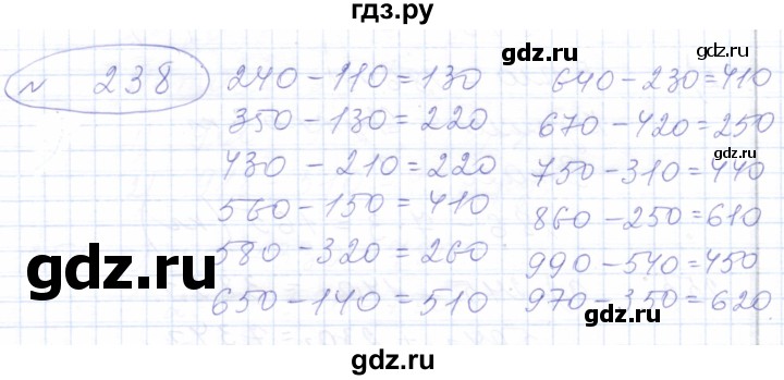 ГДЗ по математике 5 класс Алышева  Для обучающихся с интеллектуальными нарушениями тысяча - 238, Решебник