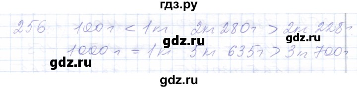 ГДЗ по математике 5 класс Алышева  Для обучающихся с интеллектуальными нарушениями тысяча - 256, Решебник