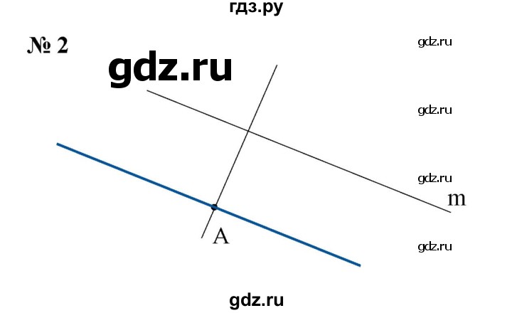 ГДЗ по математике 6 класс  Ткачёва рабочая тетрадь Базовый уровень параллельные прямые (упражнение) - 2, Решебник