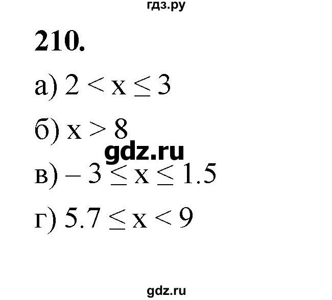 ГДЗ по математике 7‐9 класс Высоцкий  Базовый уровень часть 1 / задача - 210, Решебник