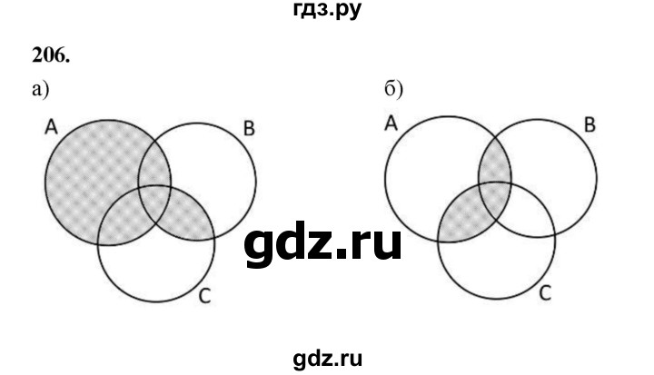 ГДЗ по математике 7‐9 класс Высоцкий вероятность и статистика Базовый уровень часть 1 / задача - 206, Решебник