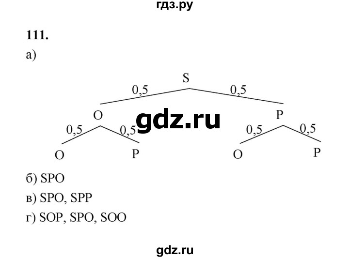 ГДЗ по математике 7‐9 класс Высоцкий вероятность и статистика Базовый уровень часть 2 / задача - 111, Решебник