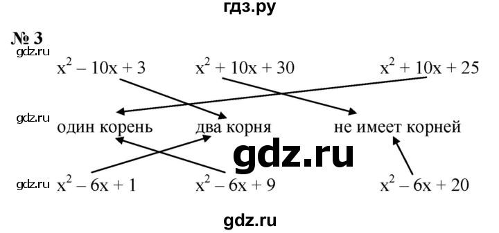 ГДЗ по алгебре 8 класс Крайнева рабочая тетрадь Базовый уровень §22 - 3, Решебник