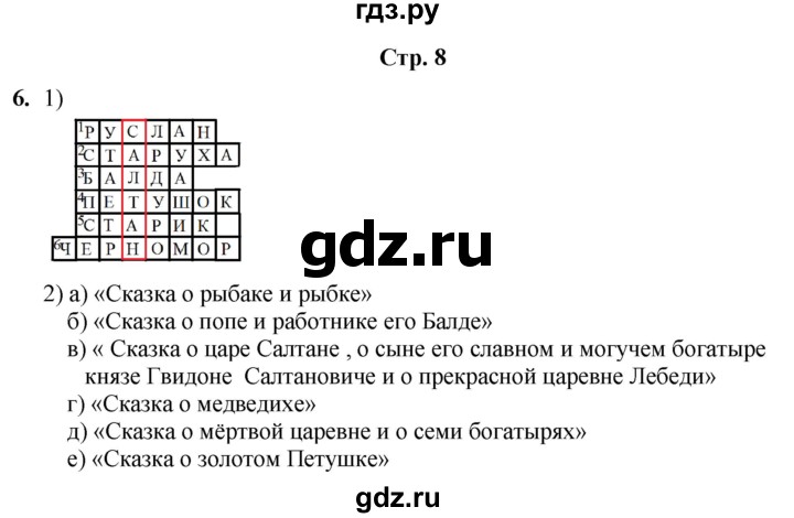 ГДЗ по информатике 4 класс Холодова рабочая тетрадь Юным умникам и умницам  часть 2. страница - 8, Решебник