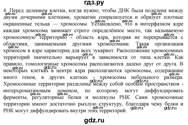 ГДЗ по биологии 10 класс Пасечник  Углубленный уровень §16 / проверьте себя - 4, Решебник