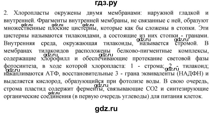 ГДЗ по биологии 10 класс Пасечник  Углубленный уровень §19 / вспомните - 2, Решебник