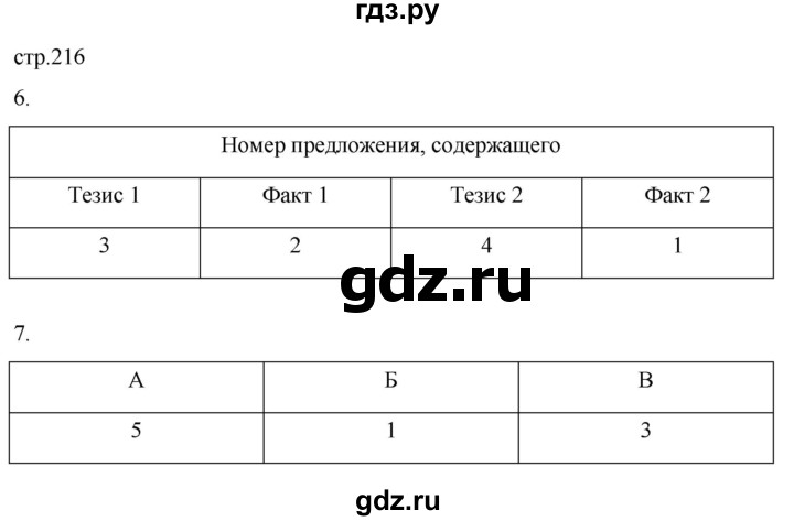 ГДЗ по истории 8 класс Мединский История нового времени  страница - 216, Решебник