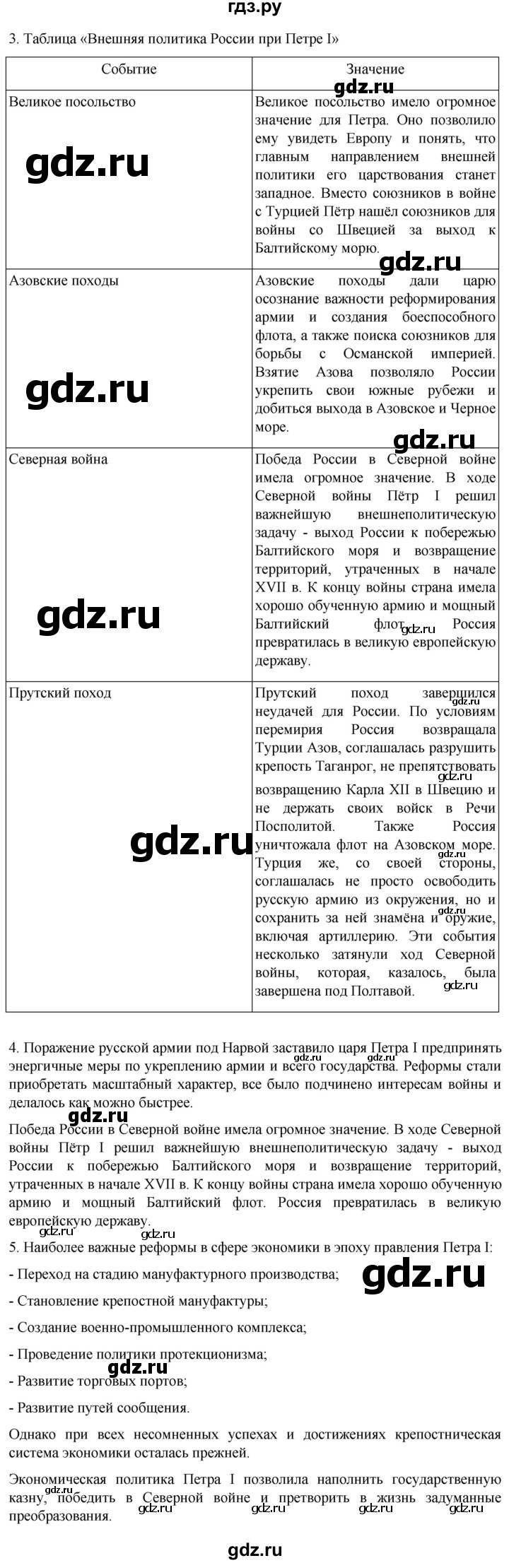 ГДЗ по истории 8 класс Мединский История России  страница - 113, Решебник