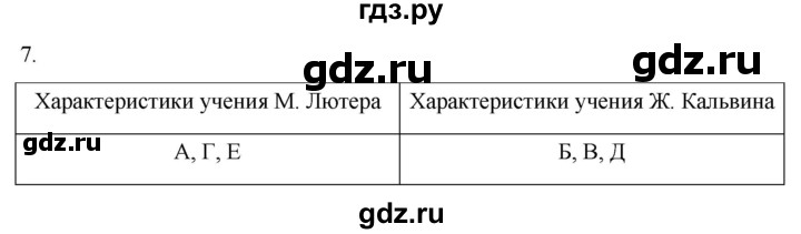 ГДЗ по истории 7 класс Ведюшкин рабочая тетрадь История нового времени (Мединский)  §6 - 7, Решебник