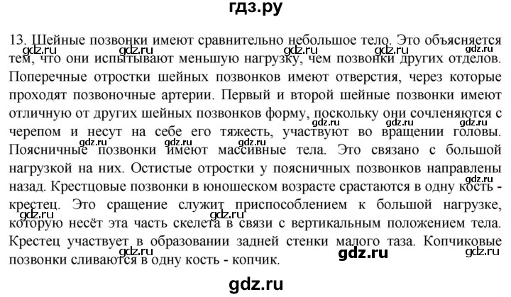 ГДЗ по биологии 9 класс Суматохин  Углубленный уровень часть 1 / §40 / объясните - 13, Решебник