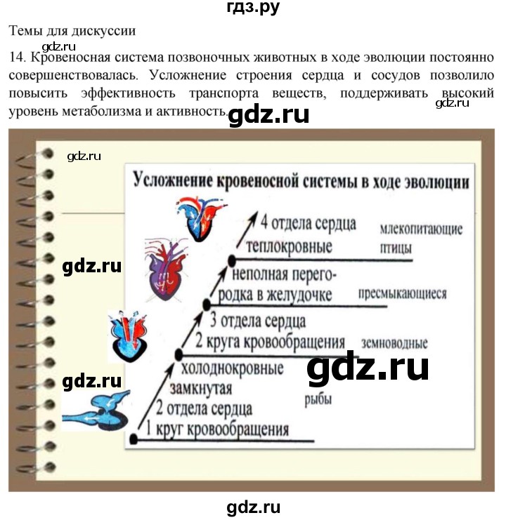 ГДЗ по биологии 9 класс Суматохин  Углубленный уровень часть 2 / §1 / темы для дискуссий - 14, Решебник