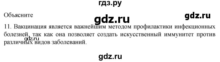 ГДЗ по биологии 9 класс Суматохин  Углубленный уровень часть 2 / §11 / объясните - 11, Решебник