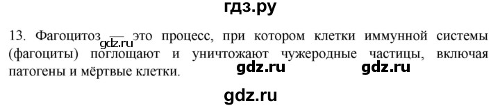 ГДЗ по биологии 9 класс Суматохин  Углубленный уровень часть 2 / §12 / объясните - 13, Решебник