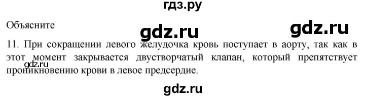 ГДЗ по биологии 9 класс Суматохин  Углубленный уровень часть 2 / §5 / объясните - 11, Решебник
