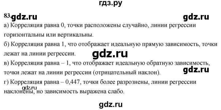 ГДЗ по математике 11 класс Бунимович  Базовый и углубленный уровень §9 / упражнение - 83, Решебник