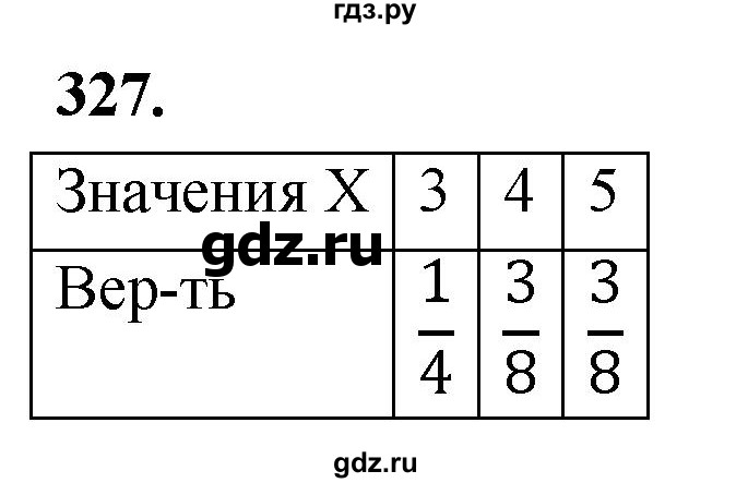 ГДЗ по математике 10 класс Бунимович  Базовый и углубленный уровень §17 / упражнение - 327, Решебник