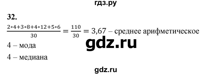 ГДЗ по математике 10 класс Бунимович  Базовый и углубленный уровень §2 / упражнение - 32, Решебник
